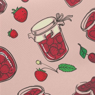 Sweet Strawberry Jam Twill