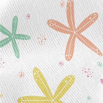 Colorful Cute Starfish Standard Corduroy