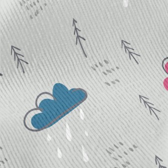 Colorful Clouds With Light Rai Standard Corduroy