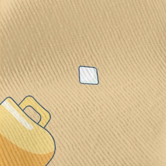 Colorful Mugs Standard Corduroy