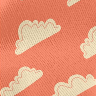 Simple Line Clouds Standard Corduroy