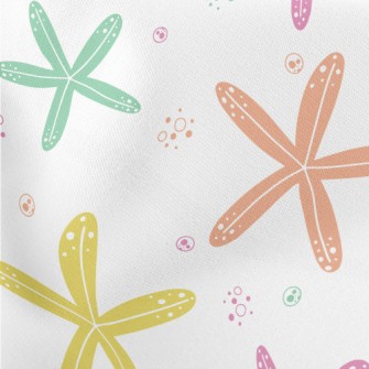 Colorful Cute Starfish Stretch Ponte