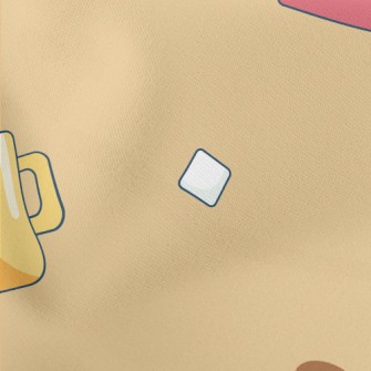 Colorful Mugs Stretch Ponte