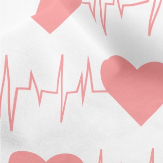 Love Heartbeat Picture Micro Fleece