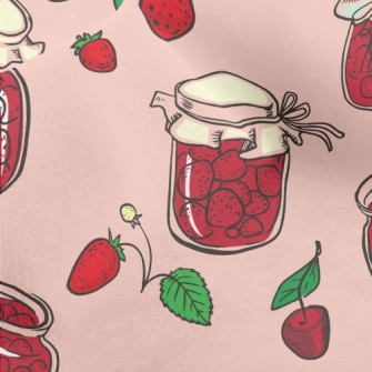 Sweet Strawberry Jam Micro Fleece