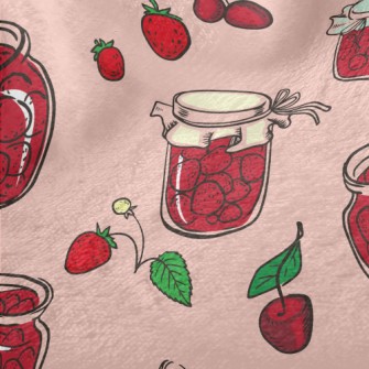 Sweet Strawberry Jam Minky