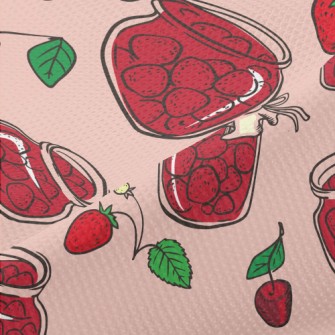 Sweet Strawberry Jam Piqué