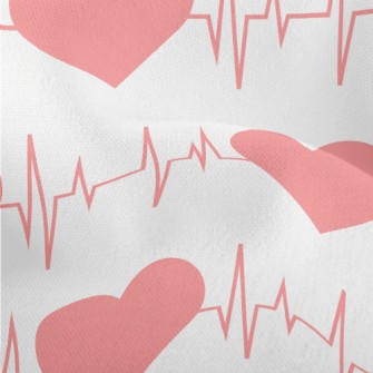 Love Heartbeat Picture Lightweight Performance Linen