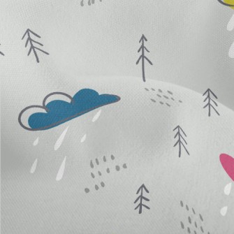 Colorful Clouds With Light Rai Lightweight Performance Linen