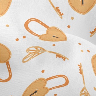 Love Padlock Key Lightweight Performance Linen