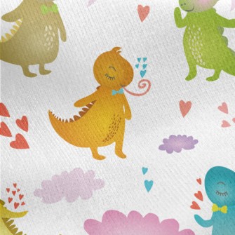 Colorful Tongue-out Iguana Jersey Backed Fleece