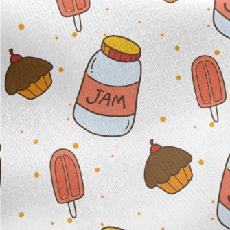 Cake Jam Popsicles Jersey Backed Fleece
