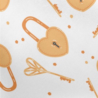 Love Padlock Key Pongee