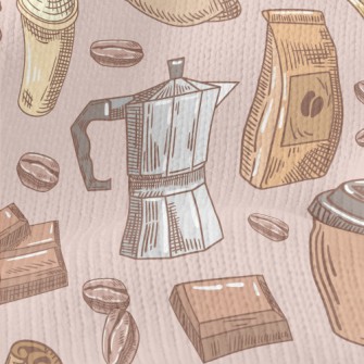 Hand-ground Coffee Stretch Jersey