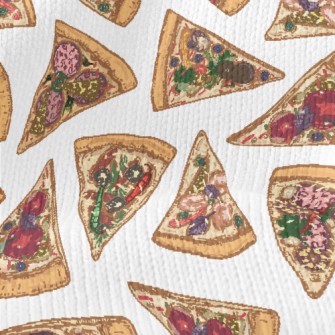 Delicious Pizza Mix Stretch Jersey