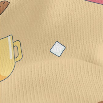 Colorful Mugs Stretch Jersey