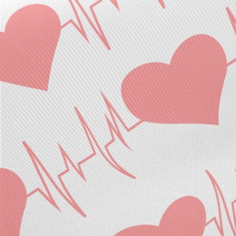 Love Heartbeat Picture Midweight Cotton Poplin