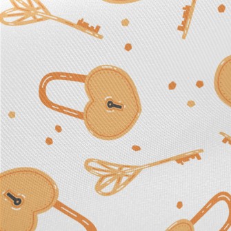 Love Padlock Key Midweight Cotton Poplin