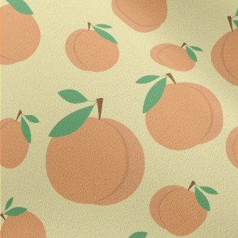 Cute Peaches Of Different Size Chiffon
