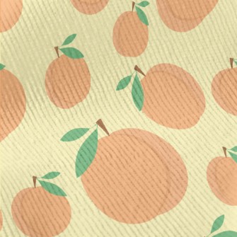 Cute Peaches Of Different Size Standard Corduroy
