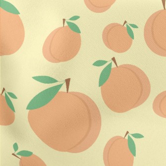 Cute Peaches Of Different Size Stretch Ponte