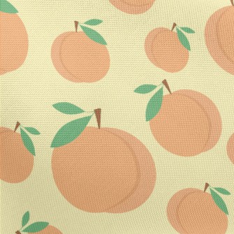 Cute Peaches Of Different Size Pongee