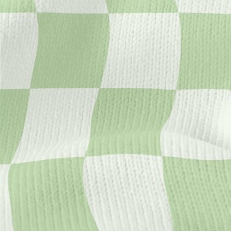 Green Plaid Series Stretch Jersey