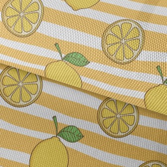 Horizontal Lemon Waterproof Oxford