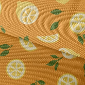 Fresh Lemon Slices Waterproof Oxford