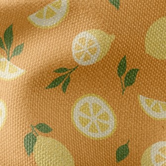 Fresh Lemon Slices Waterproof Canvas