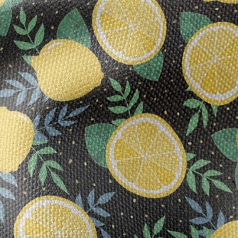 Fresh Lemon Slices Waterproof Canvas
