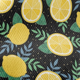 Fresh Lemon Slices Standard Corduroy