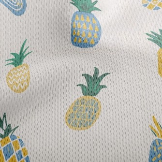 Pineapple Doodle Athletic Mesh Flat Back