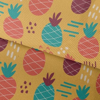 Cartoon Cute Pineapple Waterproof Oxford