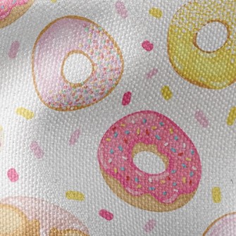 Strawberry Flavored Donuts Waterproof Canvas