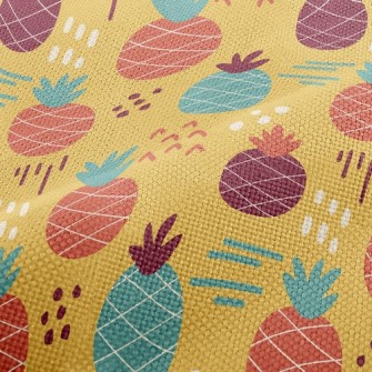Cartoon Cute Pineapple Performance Linen