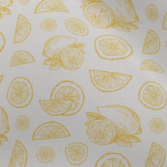 Hand Drawn Sliced Lemon Chiffon