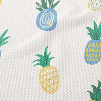 Pineapple Doodle Birdseye Piqué