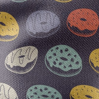 Traditional Donuts Waterproof Canvas
