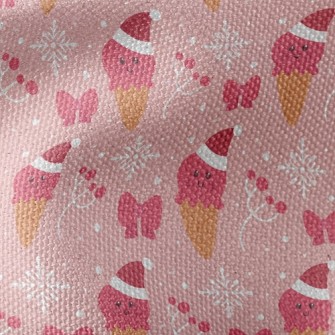 Butterfly Berry Ice Cream Waterproof Canvas