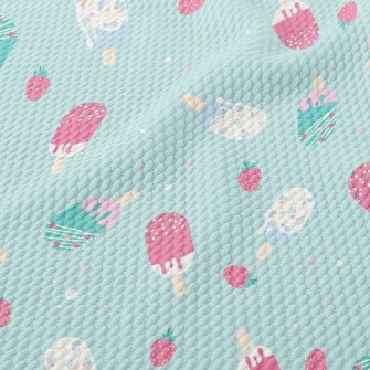 Juicy Strawberry Ice Birdseye Piqué