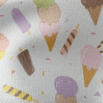 Three Balls Of Ice Cream Waterproof Canvas