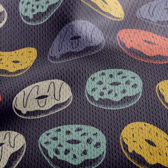 Traditional Donuts Athletic Mesh Flat Back