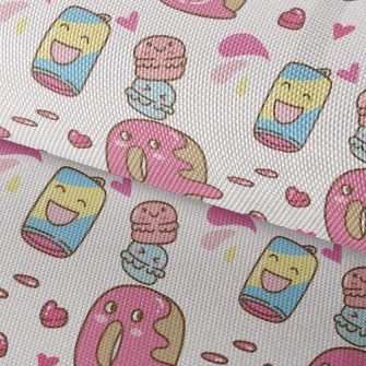 Funny Donut Macarons Waterproof Oxford