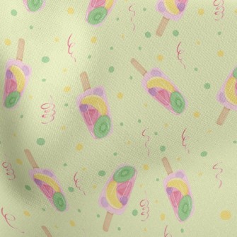 Transparent Fruit Popsicle Stretch Ponte
