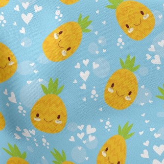 Shy Expression Pineapple Stretch Ponte