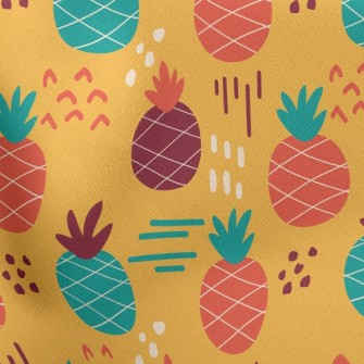Cartoon Cute Pineapple Stretch Ponte