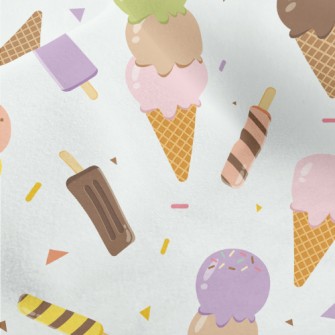 Three Balls Of Ice Cream Micro Fleece