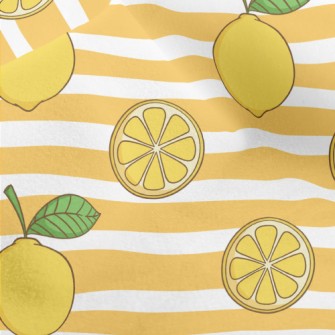 Horizontal Lemon Micro Fleece