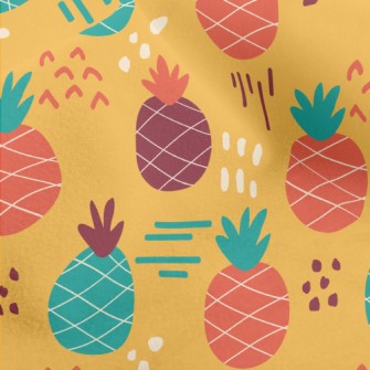 Cartoon Cute Pineapple Micro Fleece